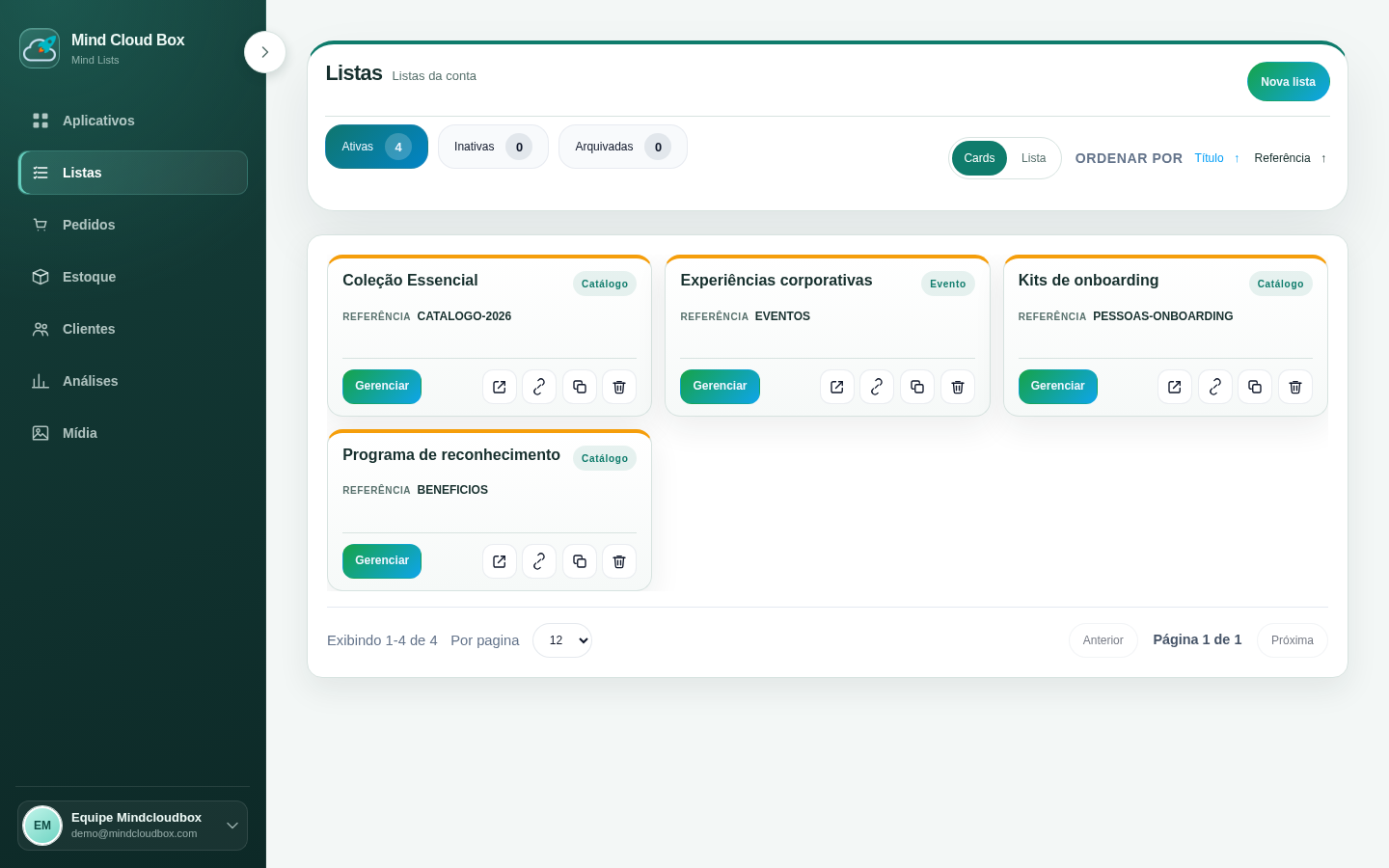 Mind Lists: List management